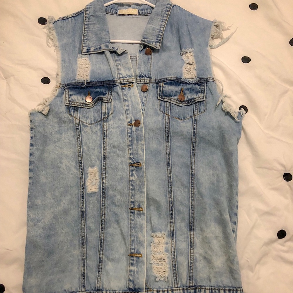 Denim vest